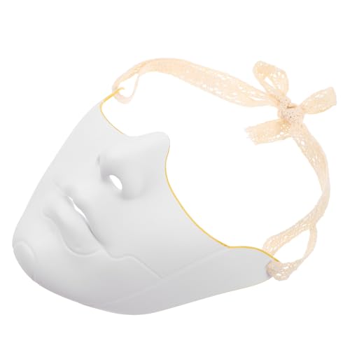 FRCOLOR Untere Gesichtsmaske Kostümmaske Halbmaske Halloween Maske Cosplay Maske Gruselmasken Für Erwachsene Maske Für Männer Halbmaske Halloween Kunststoff Weiß FRCOLOR Untere Gesichtsmaske Kostümmaske Halbmaske Halloween Maske Cosplay Maske Gruselmasken Für Erwachsene Maske Für Männer Halbmaske Halloween Kunststoff Weiß von FRCOLOR