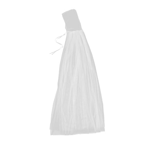 FRCOLOR Vampir-umhang Halloweenkostüm Umhang Mit Kapuze Kapuzenmantel Für Halloween Umhang Für Frauen Halloween Umhang Halloween Cape Kapuzenmantel Für Erwachsene Weiß Gittergewebe von FRCOLOR