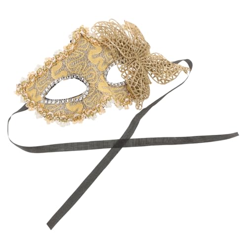 FRCOLOR Venezianische Halbmaske Für Damen Edle Halloween Party Maske Im Seiten Für Cosplay Maskenball Karneval Einzigartige Goldene Drachenmuster FRCOLOR Venezianische Halbmaske Für Damen Edle Halloween Party Maske Im Seiten Für Cosplay Maskenball Karneval Einzigartige Goldene Drachenmuster von FRCOLOR