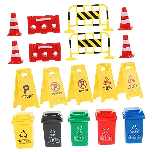 FRCOLOR Verkehrszeichen Spielset Teilig Miniatur Straßenabsperrungen Lernspielzeug Verkehrserziehung Plastik Straßenblockade für Frühe Kognitive Verkehrserziehung FRCOLOR Verkehrszeichen Spielset Teilig Miniatur Straßenabsperrungen Lernspielzeug Verkehrserziehung Plastik Straßenblockade für Frühe Kognitive Verkehrserziehung von FRCOLOR