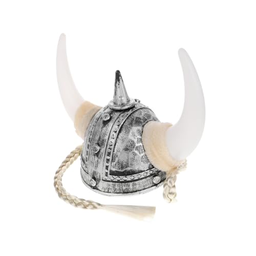 FRCOLOR Viking Hörner Hut mit Geflochtenen Zöpfen Weicher Komfort Authentisches Rollenspiel Accessoire für Herren Geeignet für Kostümpartys Cosplay Maskeraden und Festveranstaltungen FRCOLOR Viking Hörner Hut mit Geflochtenen Zöpfen Weicher Komfort Authentisches Rollenspiel Accessoire für Herren Geeignet für Kostümpartys Cosplay Maskeraden und Festveranstaltungen von FRCOLOR