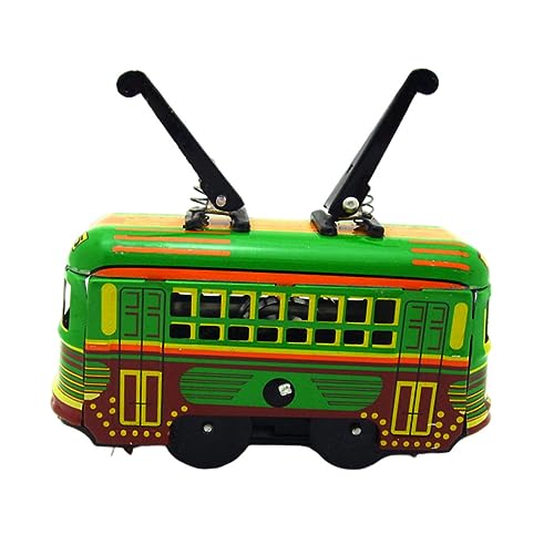 FRCOLOR Vintage Stil Eisenbahn aus Mechanisches Aufziehspielzeug mit Robustem Metallgehäuse Langlebig und Sicher für Ab Jahren für Sammler und Familien Grün FRCOLOR Vintage Stil Eisenbahn aus Mechanisches Aufziehspielzeug mit Robustem Metallgehäuse Langlebig und Sicher für Ab Jahren für Sammler und Familien Grün von FRCOLOR