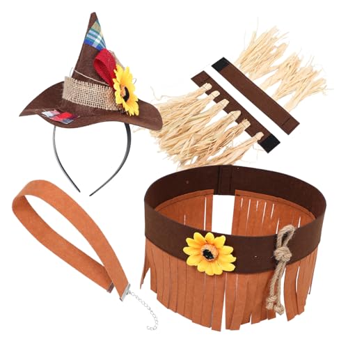 FRCOLOR Vogelscheuchen-stirnband Mini Vogelscheuche Hutstirnband Strohkostüm Halloween-strohhüte Strohverzierung Vogelscheuchenzubehör Vogelscheuchenhut Für Erwachsene Gefühlt FRCOLOR Vogelscheuchen-stirnband Mini Vogelscheuche Hutstirnband Strohkostüm Halloween-strohhüte Strohverzierung Vogelscheuchenzubehör Vogelscheuchenhut Für Erwachsene Gefühlt von FRCOLOR