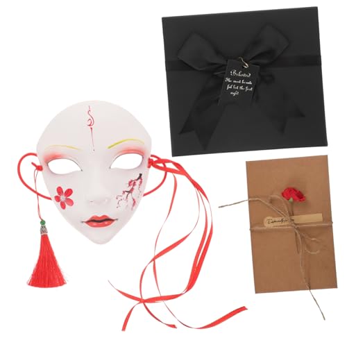 FRCOLOR Vollgesichts Maske für Karneval und Halloween Handgefertigte Cosplay Maske für Damen für Festlichkeiten und Bühnenaufführungen von FRCOLOR