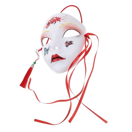 FRCOLOR Vollgesichtsmaske Chinesischer Stil aus Material Handbemalt Langlebig und Unverformbar Kostüm Party Maske für Halloween Cosplay Maskenball und Festlichkeiten Mysteriöse Atmosphäre FRCOLOR Vollgesichtsmaske Chinesischer Stil aus Material Handbemalt Langlebig und Unverformbar Kostüm Party Maske für Halloween Cosplay Maskenball und Festlichkeiten Mysteriöse Atmosphäre von FRCOLOR