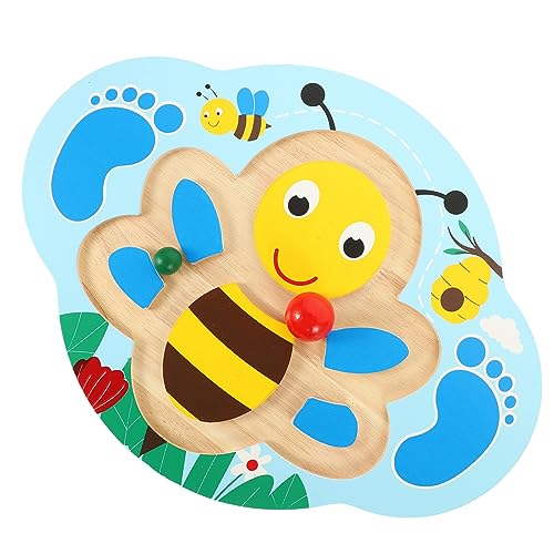 FRCOLOR Wackelbrett Aus Holz Für Schwebebalken Für Gleichgewichtstraining Balanceplatte Für Wippe Für Kinderaktivitäten Robustes Holzspielzeug Für Gleichgewichtssinn von FRCOLOR