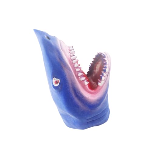 FRCOLOR Weiche Realistische Meeresbewohner Handpuppe aus Sicherem Material Interaktives Rollenspiel für Fördert Kommunikation und Fantasie Geeignet für Jungen und Mädchen Blaues von FRCOLOR