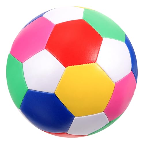FRCOLOR Weicher Kinderfußball Leichter Indoor Softball für Kleinkinder Bunter Geräuscharmer Spielball Motorik und Koordination Geeignet für Drinnen und Draußen FRCOLOR Weicher Kinderfußball Leichter Indoor Softball für Kleinkinder Bunter Geräuscharmer Spielball Motorik und Koordination Geeignet für Drinnen und Draußen von FRCOLOR