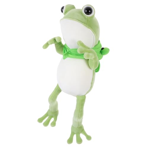 FRCOLOR Weiches Frosch Plüschtier Kuscheliges Cartoon Stofftier als Party und Dekoration für Kinderzimmer Sofa Auto und Büro von FRCOLOR