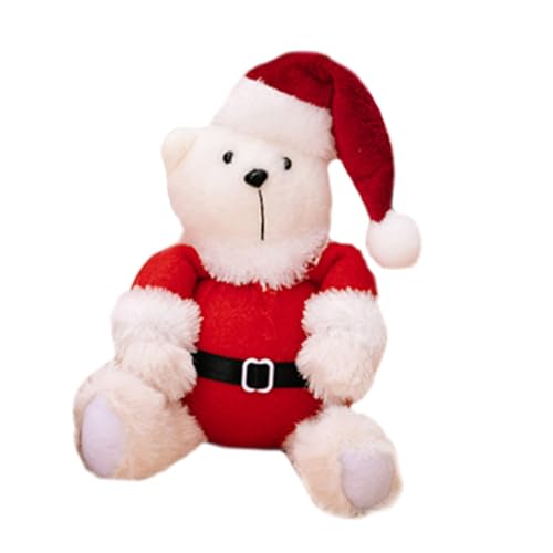FRCOLOR Weiches Weihnachts Plüschtier Bär Kuschelfigur Kleine Plüschfigur Deko mit Liebevoller Verarbeitung als Mitgebsel für Mädchen und Festliche Party FRCOLOR Weiches Weihnachts Plüschtier Bär Kuschelfigur Kleine Plüschfigur Deko mit Liebevoller Verarbeitung als Mitgebsel für Mädchen und Festliche Party von FRCOLOR