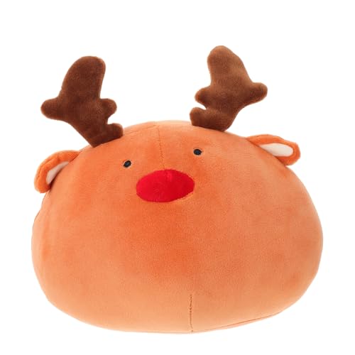 FRCOLOR Weihnachtliches Plüschkissen Rentier Kuscheltier Xmas Deko Huggable Kissen für Camping und Zuhause FRCOLOR Weihnachtliches Plüschkissen Rentier Kuscheltier Xmas Deko Huggable Kissen für Camping und Zuhause von FRCOLOR