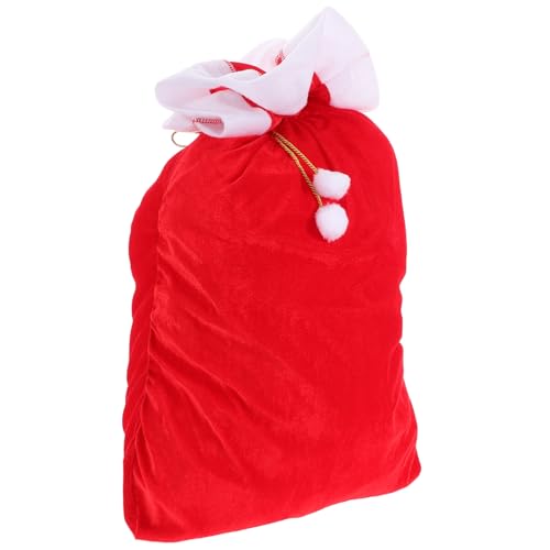 FRCOLOR Weihnachts-sankt-sack Dekorationen Großer Weihnachtssack Heiligabend Tasche Aufbewahrungsbeutel Für Weihnachtssüßigkeiten Party Gegenwärtig Kordelstring Weihnachtstaschen Stoff FRCOLOR Weihnachts-sankt-sack Dekorationen Großer Weihnachtssack Heiligabend Tasche Aufbewahrungsbeutel Für Weihnachtssüßigkeiten Party Gegenwärtig Kordelstring Weihnachtstaschen Stoff von FRCOLOR