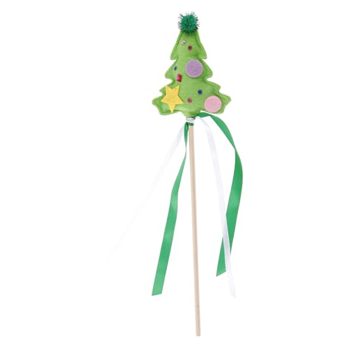 FRCOLOR Weihnachtsbaumförmiger Feenstab Kinderparty Dekorationsstab Handlich für Bühnenauftritte und Weihnachtsfeiern Vielseitiges Accessoire für Festliche Kinderveranstaltungen FRCOLOR Weihnachtsbaumförmiger Feenstab Kinderparty Dekorationsstab Handlich für Bühnenauftritte und Weihnachtsfeiern Vielseitiges Accessoire für Festliche Kinderveranstaltungen von FRCOLOR