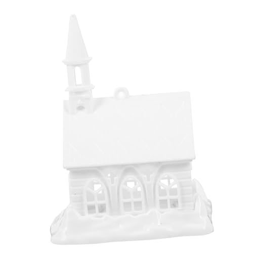 FRCOLOR Weihnachtsdeko Miniatur Schneehaus Modell aus Kleine Weiße Puppenhaus Deko Festliche Tischdekoration für Weihnachten Stabile Mini Weihnachtslandschaft Geeignet für Desktop und FRCOLOR Weihnachtsdeko Miniatur Schneehaus Modell aus Kleine Weiße Puppenhaus Deko Festliche Tischdekoration für Weihnachten Stabile Mini Weihnachtslandschaft Geeignet für Desktop und von FRCOLOR