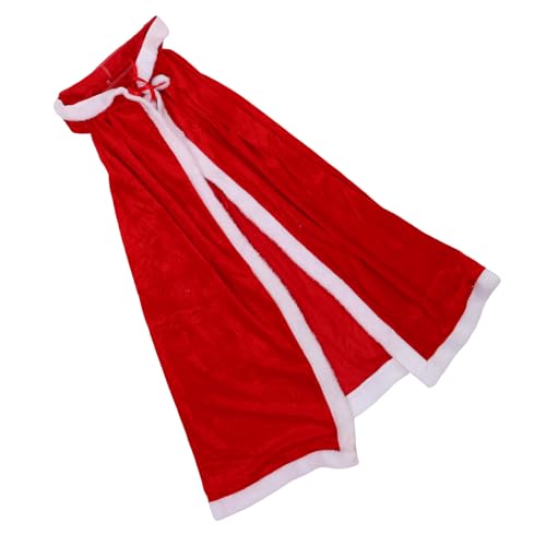 FRCOLOR Weihnachtsmann Umhang Samtigem Material Mit Lang Für Erwachsene Weihnachts Cosplay Festliche Kostümpartys von FRCOLOR