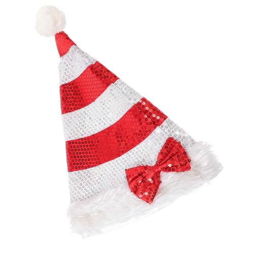 FRCOLOR Weihnachtsmütze Erwachsene Sequin Plüsch Santa Hut Rote Silberne Festliche Kopfbedeckung Karneval Foto Requisite Weihnachtskostüm Lustiger Partyhut FRCOLOR Weihnachtsmütze Erwachsene Sequin Plüsch Santa Hut Rote Silberne Festliche Kopfbedeckung Karneval Foto Requisite Weihnachtskostüm Lustiger Partyhut von FRCOLOR