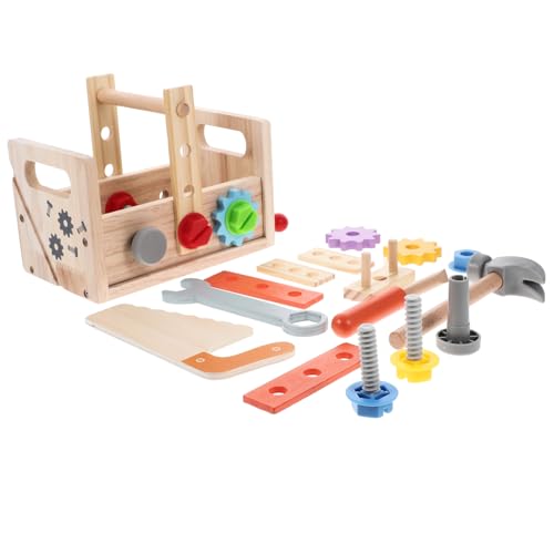 FRCOLOR Werkzeugset Buntes Lernspielzeug mit Hammer Schraubendreher Schrauben Muttern Interaktives Reparatur für Jungen Mädchen zur Kreativität und Handgeschicklichkeit FRCOLOR Werkzeugset Buntes Lernspielzeug mit Hammer Schraubendreher Schrauben Muttern Interaktives Reparatur für Jungen Mädchen zur Kreativität und Handgeschicklichkeit von FRCOLOR