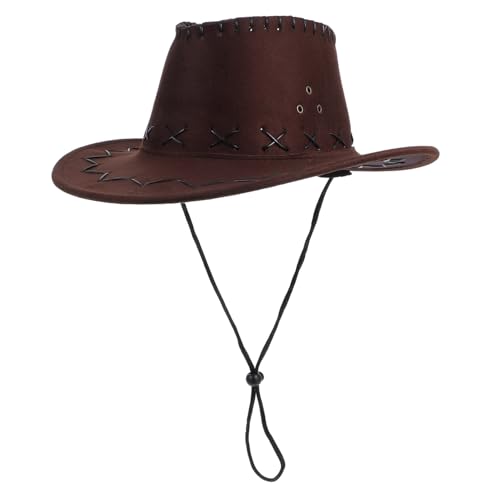 FRCOLOR Western Cowgirl Hut Atmungsaktiv mit Belüftungslöchern Strapazierfähiges Kostümzubehör für Jungen und Mädchen für Party Fasching Outdoor und Karneval FRCOLOR Western Cowgirl Hut Atmungsaktiv mit Belüftungslöchern Strapazierfähiges Kostümzubehör für Jungen und Mädchen für Party Fasching Outdoor und Karneval von FRCOLOR