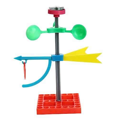 FRCOLOR Windrichtungsanzeiger Bausatz DIY Wissenschaftsbausatz für Ab Jahren Pädagogisches Stem Lernspielzeug mit Windkraftprinzipien Kreatives Bastelset für Grundschulprojekte von FRCOLOR