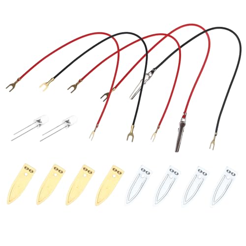 FRCOLOR Wissenschaftliches Experiment Früchte Batterie mit Kupfer Elementen DIY Physik Experimentierkasten für Schüler Interaktives Lernspielzeug zur Stromerzeugung aus Obst von FRCOLOR