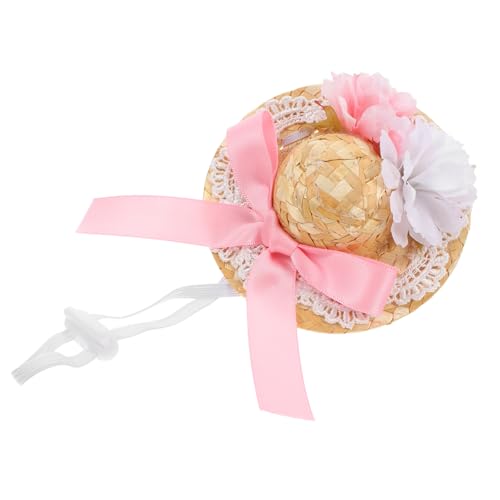 FRCOLOR Woven Doll Hat Sommerhut für Puppen Innendurchmesser Vielseitig Einsetzbar für Partys und Fotografie aus Rattan und Seidenstoff für Kreative Puppenmode FRCOLOR Woven Doll Hat Sommerhut für Puppen Innendurchmesser Vielseitig Einsetzbar für Partys und Fotografie aus Rattan und Seidenstoff für Kreative Puppenmode von FRCOLOR