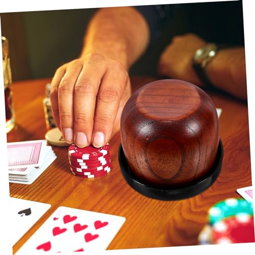 FRCOLOR Würfelbecher Set aus Robustem Holz mit Deckel und Abgerundeten Würfeln Langlebig Kompakt für Tischspiele Party und Reisen Praktische und Einfache Handhabung FRCOLOR Würfelbecher Set aus Robustem Holz mit Deckel und Abgerundeten Würfeln Langlebig Kompakt für Tischspiele Party und Reisen Praktische und Einfache Handhabung von FRCOLOR