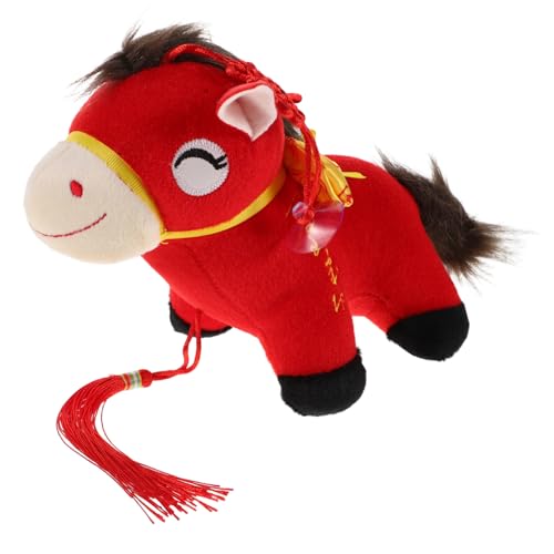 FRCOLOR Zodiac Horse Plüschfigur Kleiner Glücksbringer für Chinesische Neujahrsdekoration Tragbares Stofftier für Büro Zuhause und Reise Detailreich Gefertigt Symbolträchtiges FRCOLOR Zodiac Horse Plüschfigur Kleiner Glücksbringer für Chinesische Neujahrsdekoration Tragbares Stofftier für Büro Zuhause und Reise Detailreich Gefertigt Symbolträchtiges von FRCOLOR