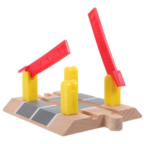 FRCOLOR Holz Zug Track Zubehör Satz mit Geländerbarriere für Kinder Eisenbahn Gleiszubehör Spielzeug für Garten Verbessert Feinmotorik und Kognitive Fähigkeiten FRCOLOR Holz Zug Track Zubehör Satz mit Geländerbarriere für Kinder Eisenbahn Gleiszubehör Spielzeug für Garten Verbessert Feinmotorik und Kognitive Fähigkeiten von FRCOLOR