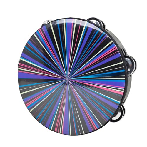 FRCOLOR Zweireihiges Tamburin Handtrommel aus Hochwertigem Leuchtendes Design Geeignet für Ktv Partys und Musikalische Aufführungen Sicheres und Kinderfreundliches Lernspielzeug FRCOLOR Zweireihiges Tamburin Handtrommel aus Hochwertigem Leuchtendes Design Geeignet für Ktv Partys und Musikalische Aufführungen Sicheres und Kinderfreundliches Lernspielzeug von FRCOLOR