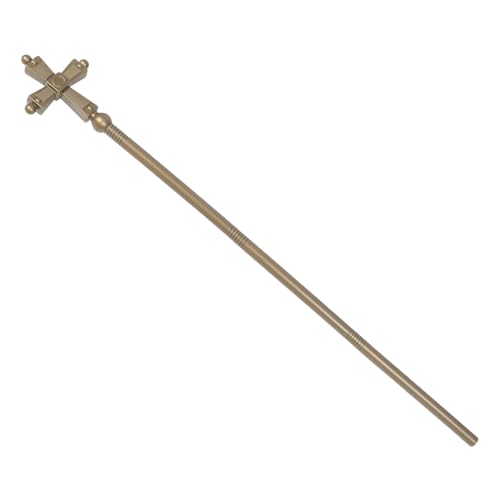 FRCOLOR dekorativer Krückenstock Cosplay Spazierstock Zauberer Zauberstab Gehen Kleid Halloween gehstock Halloween dekorative Anzieh-Requisite Stock-Requisite für Cosplay Plastik von FRCOLOR