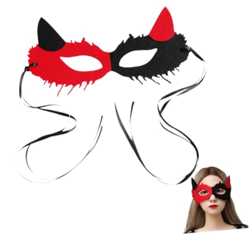 FRCOLOR halloween schminke halloween make up halloween klamotten fox mask halloween Maskerade mit Stock Maskenmaske für Paare Dame Maske Maskerade Frauen Partymaske Frauen Filzstoff FRCOLOR halloween schminke halloween make up halloween klamotten fox mask halloween Maskerade mit Stock Maskenmaske für Paare Dame Maske Maskerade Frauen Partymaske Frauen Filzstoff von FRCOLOR