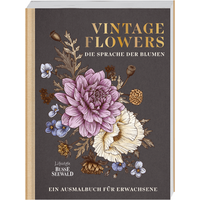 BUSSESEEWALD 25112 Vintage Flowers - Die Sprache der Blumen - Ein Ausmalbuch für Erwachsene BUSSESEEWALD 25112 Vintage Flowers - Die Sprache der Blumen - Ein Ausmalbuch für Erwachsene von FRECHVERLAG