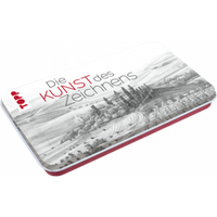 TOPP 18135 Die Kunst des Zeichnens Zeichenmaterial mit Metalldose von FRECHVERLAG