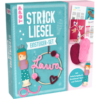 TOPP 18165 Meine erste Strickliesel - Bastelset - Buch mit Strickliesel, Garn in 2 Farben und Holzreifen TOPP 18165 Meine erste Strickliesel - Bastelset - Buch mit Strickliesel, Garn in 2 Farben und Holzreifen von FRECHVERLAG