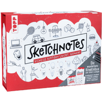 TOPP 18168 Sketchnotes - Die wunderbare Kreativbox - Die Starter-Box für alle Hobby-Kritzler und Bürozeichner von FRECHVERLAG