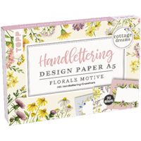 TOPP 18217 Handlettering Design Paper Block Cottage Dreams A5 von FRECHVERLAG