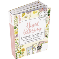 TOPP 18218 Handlettering Design Paper Block Cottage Dreams A6 - 75 feste Motivpapiere A6 in 25 floralen Designs | Blum, Ludmila TOPP 18218 Handlettering Design Paper Block Cottage Dreams A6 - 75 feste Motivpapiere A6 in 25 floralen Designs | Blum, Ludmila von FRECHVERLAG