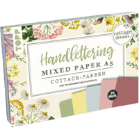 TOPP 18219 Handlettering Mixed Paper Block Cottage Dreams - Gelb, Grün, Blau, Rosa, Rot | Blum, Ludmila TOPP 18219 Handlettering Mixed Paper Block Cottage Dreams - Gelb, Grün, Blau, Rosa, Rot | Blum, Ludmila von FRECHVERLAG