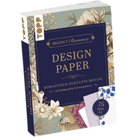TOPP 18285 Regency Romance Design Paper Block A6 - Mit Kalligraphie-Grundlagen | Riemer, Clara TOPP 18285 Regency Romance Design Paper Block A6 - Mit Kalligraphie-Grundlagen | Riemer, Clara von FRECHVERLAG