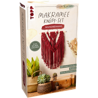 TOPP 18293 Colors of the Earth Makramee Knüpf-Set Wandbehang | Kirsch, Josephine von FRECHVERLAG