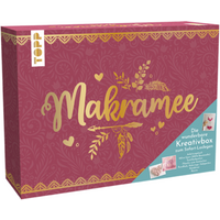 TOPP 18420 Makramee knüpfen - Die wunderbare Kreativbox - Der Einstieg in die wunderschöne Welt des Makramee knüpfen von FRECHVERLAG