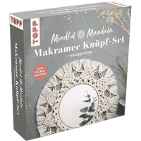 TOPP 18455 Mindful Mandala - Makramee-Knüpf-Set: Wandspiegel von FRECHVERLAG
