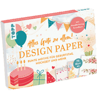 TOPP 18467 Design Paper A5: Alles Gute zu allem. Mit Handlettering-Grundkurs von FRECHVERLAG