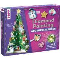 TOPP 18529 Weihnachtszauber - Der Diamond-Painting-Adventskalender von FRECHVERLAG