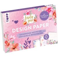 TOPP 18532 Design Paper A5 Lovely You. Mit Handlettering-Grundkurs von FRECHVERLAG