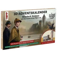 TOPP 18555 24 DAYS ESCAPE 3D-Adventskalender – Sherlock Holmes und das Castle in den Highlands von FRECHVERLAG