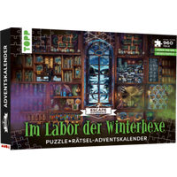 TOPP 18629 Puzzle-Rätsel-Adventskalender: Im Labor der Winterhexe – 24 Puzzles mit insgesamt 960 Teilen TOPP 18629 Puzzle-Rätsel-Adventskalender: Im Labor der Winterhexe – 24 Puzzles mit insgesamt 960 Teilen von FRECHVERLAG