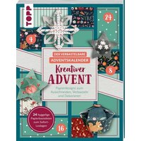 TOPP 25400 Der verbastelbare Adventskalender: Kreativer Advent. Papierdesigns zum Ausschneiden, Verbasteln und Dekorieren. von FRECHVERLAG
