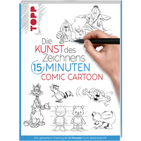 TOPP 28036 Die Kunst des Zeichnens 15 Minuten - Comic Cartoon von FRECHVERLAG