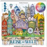 TOPP 28070 Colorful World - Reise um die Welt - Ausmalen & entspannen. Ausmalen für Erwachsene TOPP 28070 Colorful World - Reise um die Welt - Ausmalen & entspannen. Ausmalen für Erwachsene von FRECHVERLAG